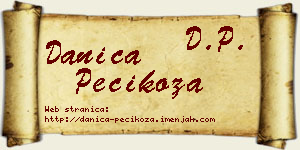 Danica Pecikoza vizit kartica